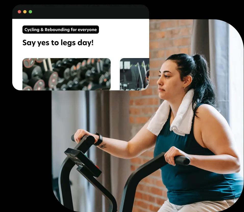 Design a professional and customised look for your rebounding and cycling studios with our 50+ customizable website templates.