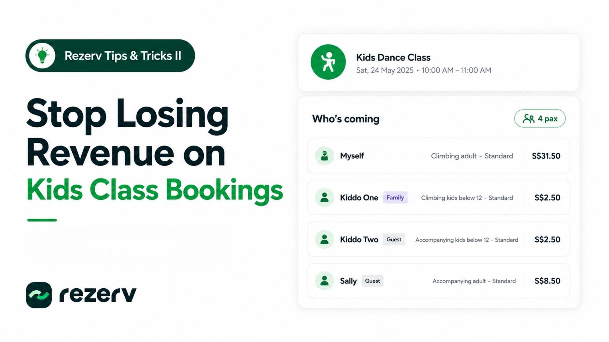 Tips & Tricks: How to stop losing revenue on kids class bookings and encourage wallet payments