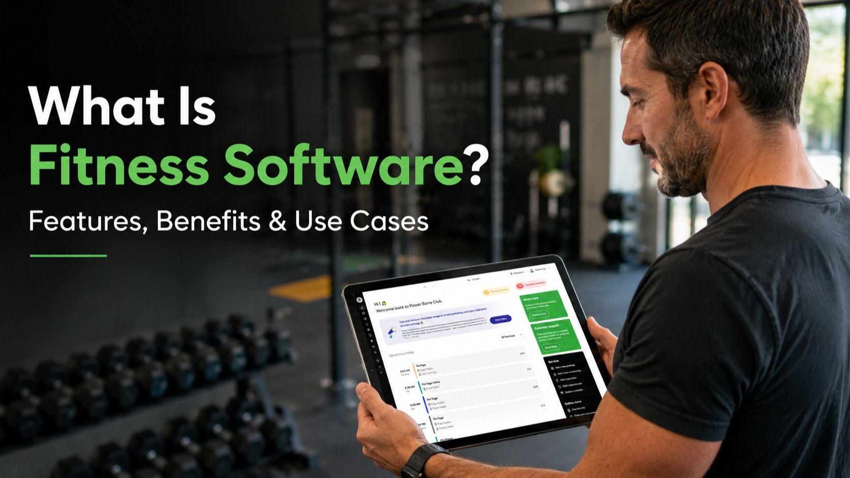 What is fitness software? Features, benefits & Use cases
